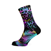 Chaussettes mi-mollet - Pastel-noir