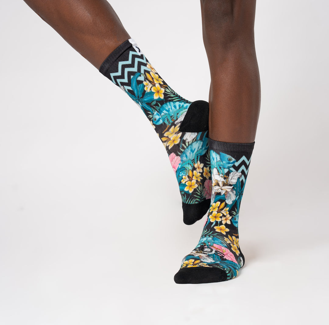 Chaussettes mi-mollet - Caméléon