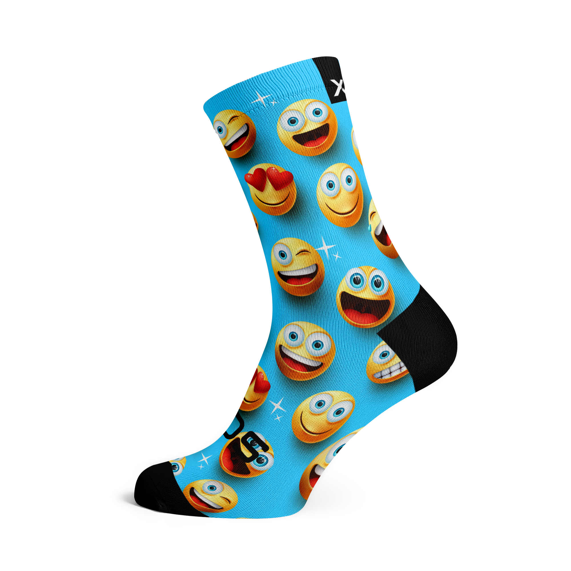 Chaussettes mi-mollet pour enfants - Émoji