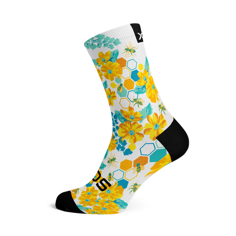 Chaussettes mi-mollet - Abeilles