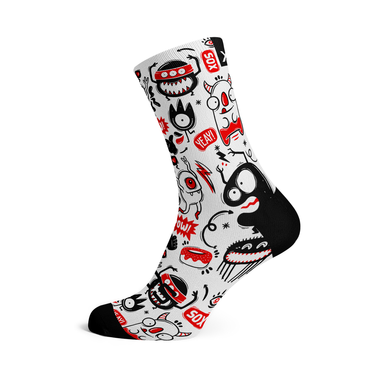 Chaussettes mi-mollet - Monstre