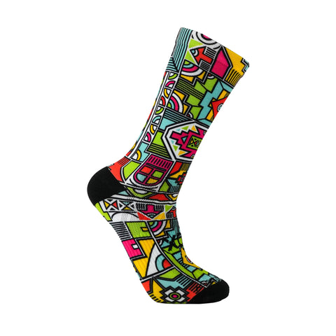 Chaussettes mi-mollet - Ndebele