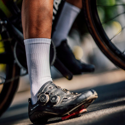 Chaussettes mi-mollet - Blanc subtil