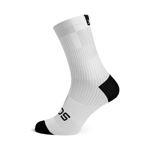 Chaussettes mi-mollet - Blanc subtil