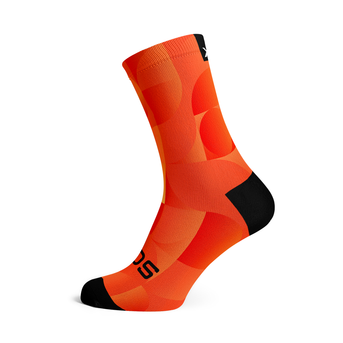 Chaussettes mi-mollet - Uni - orange