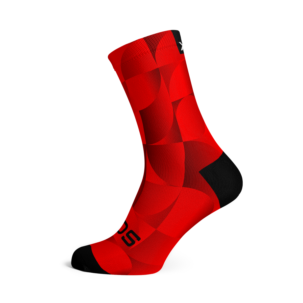 Chaussettes mi-mollet - Uni - Rouge