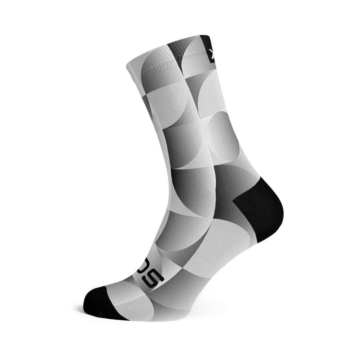 Chaussettes mi-mollet - Uni - Argent
