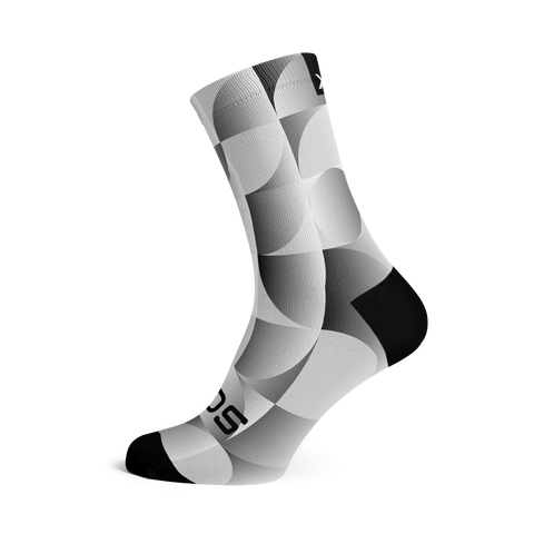 Chaussettes mi-mollet - Uni - Argent