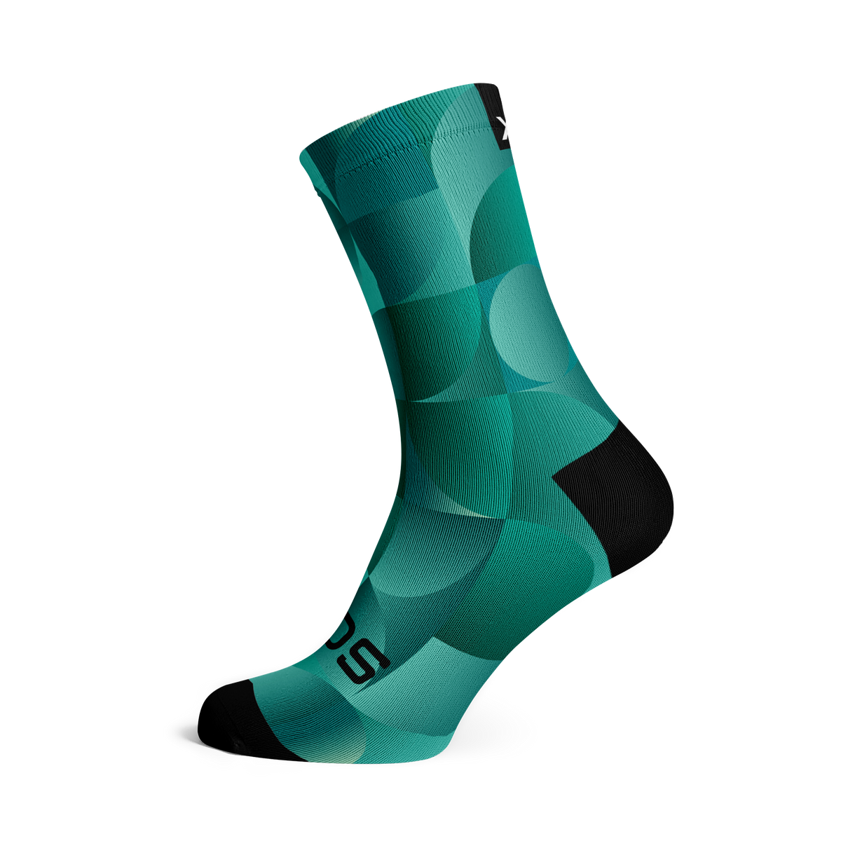 Chaussettes mi-mollet - Uni - sarcelle