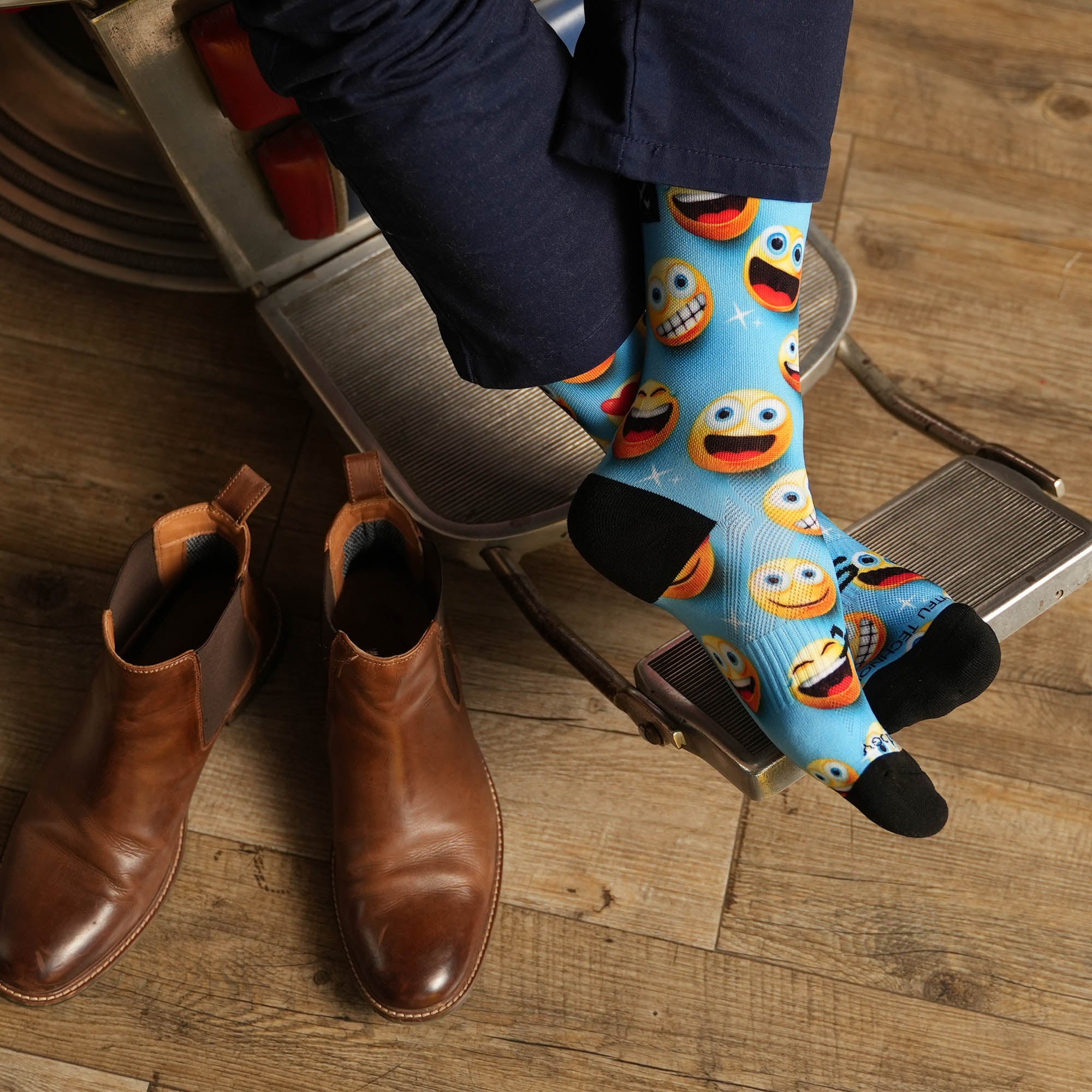 Chaussettes mi-mollet pour enfants - Émoji