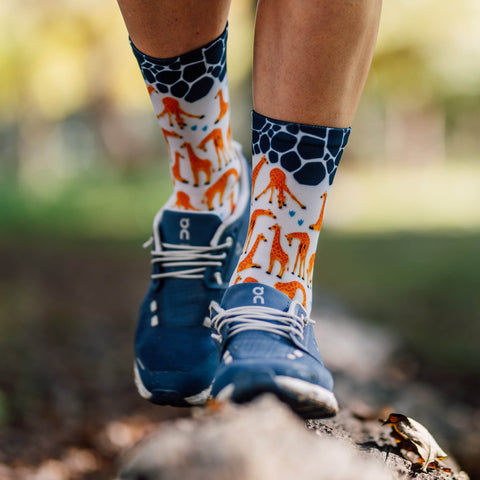 Chaussettes mi-mollet - Girafe
