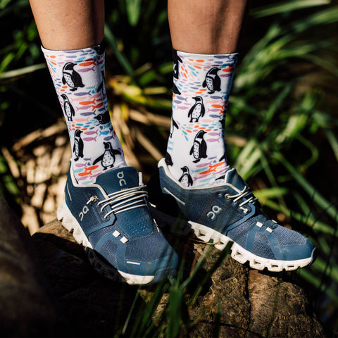Chaussettes mi-mollet - Pingouins