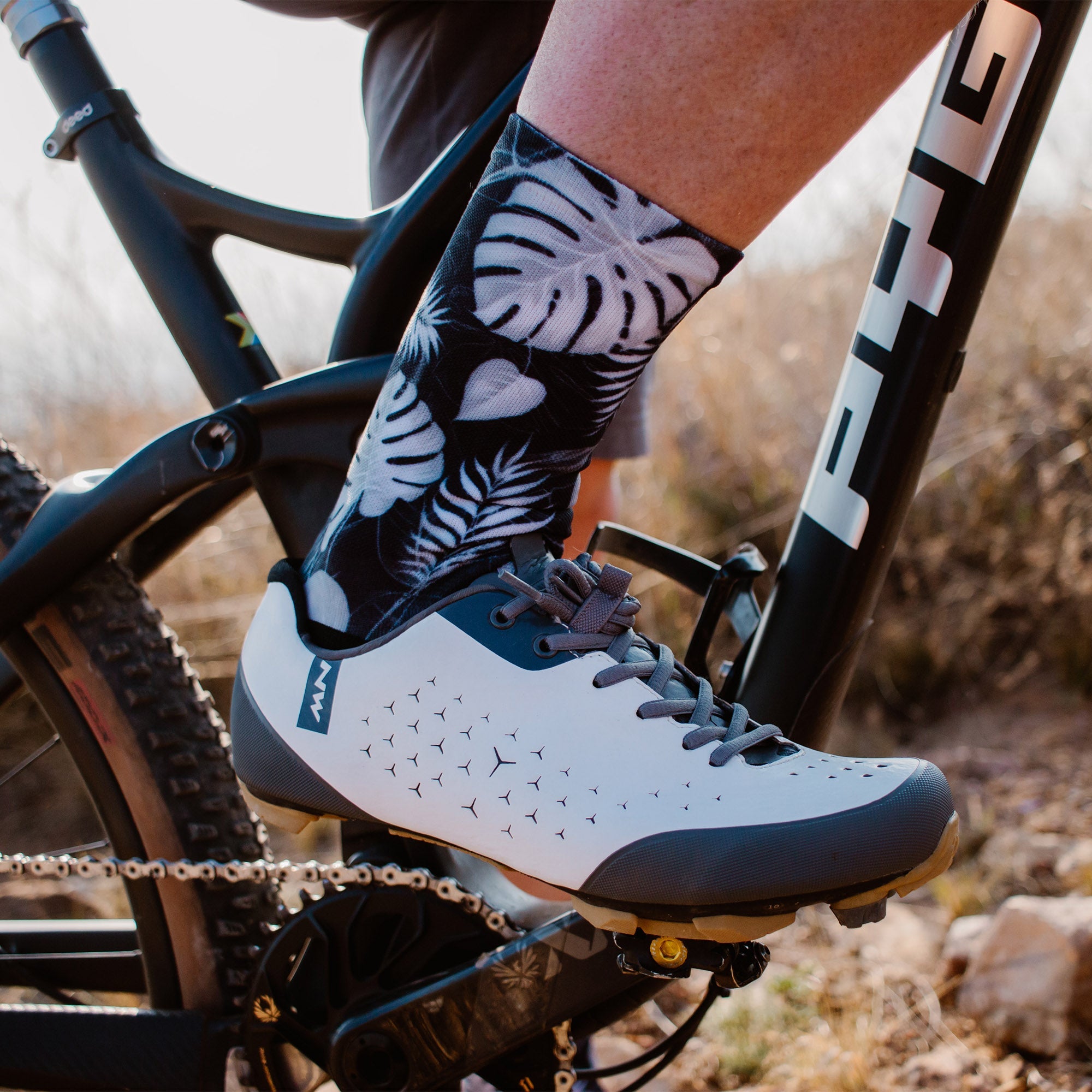 Chaussettes mi-mollet - Nuit sombre