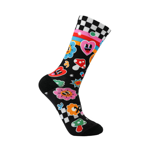 Chaussettes mi-mollet - Autocollant