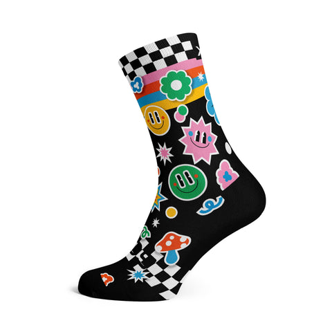 Chaussettes mi-mollet - Autocollant