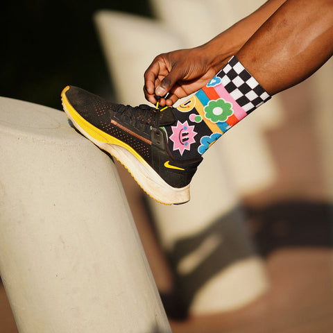 Chaussettes mi-mollet - Autocollant